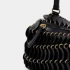 Svart Paco crossbody-veske i skinn