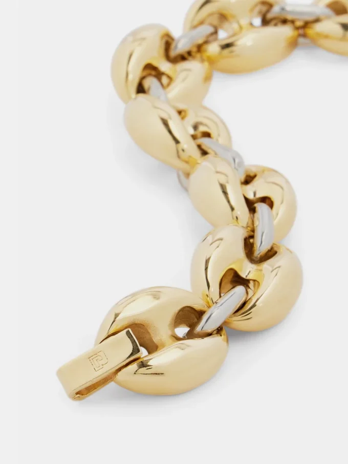 Åtte tykke tofargede armbånd