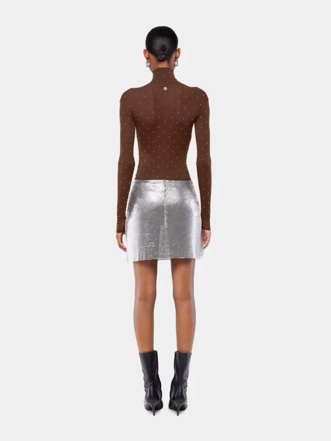 Turtleneck-top i ull som sitter som et ekstra hudlag