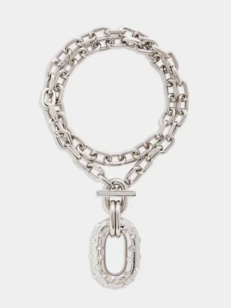 XL Link strass halskjede
