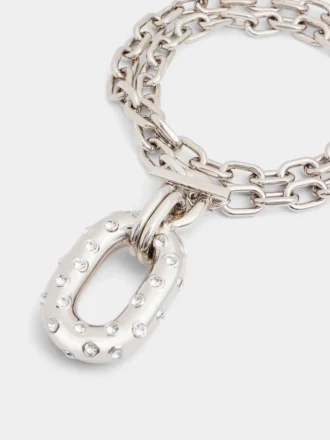 XL Link strass halskjede